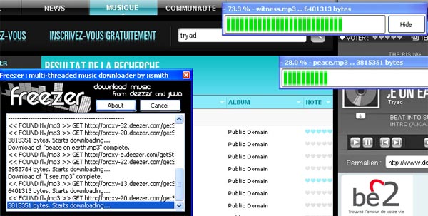 Freezer, le logiciel pour télécharger sur DEEZER est mort !