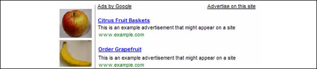 Adsense avec image interdit