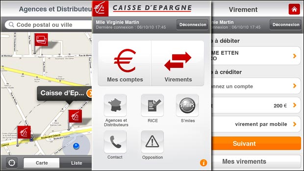 iphone caisse epargne