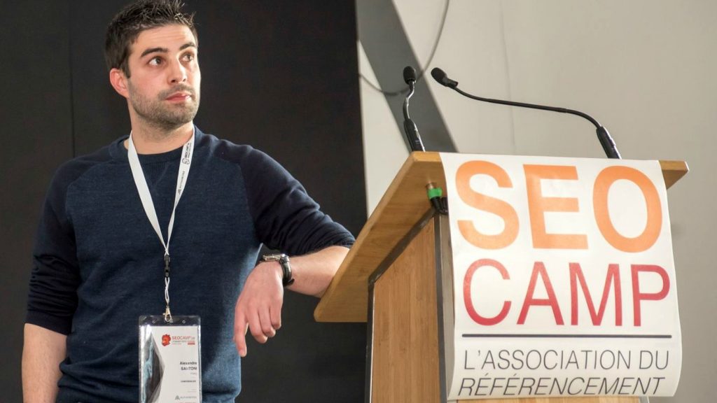 alexandre santoni au SEO Camp